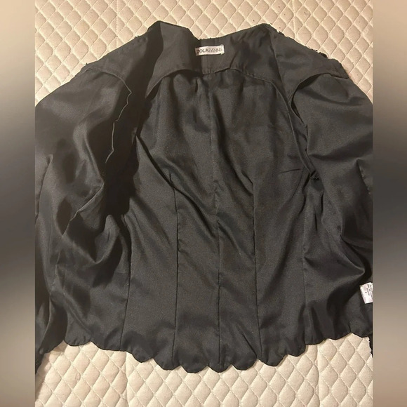 Zola Evening Beaded Sequined formal jacket size small - Picture 6 of 14